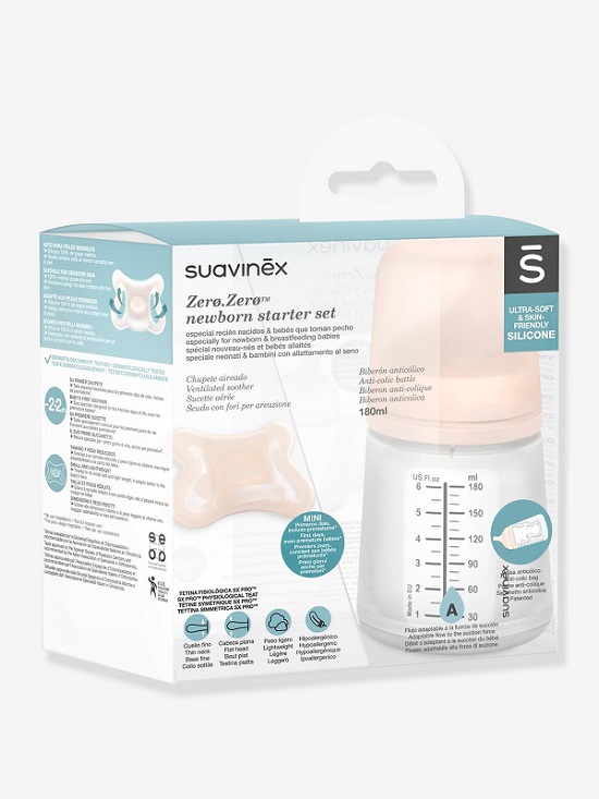Suavinex Zero Zero Chupete Silicona Tetina Fisiológica SX Pro 0-6m